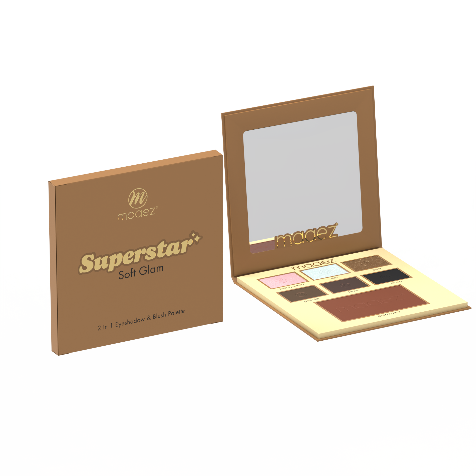 2 in 1 Eyeshadow and Blush Palette